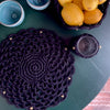 Netball flower placemat set of 4 designed by alexandra koumba