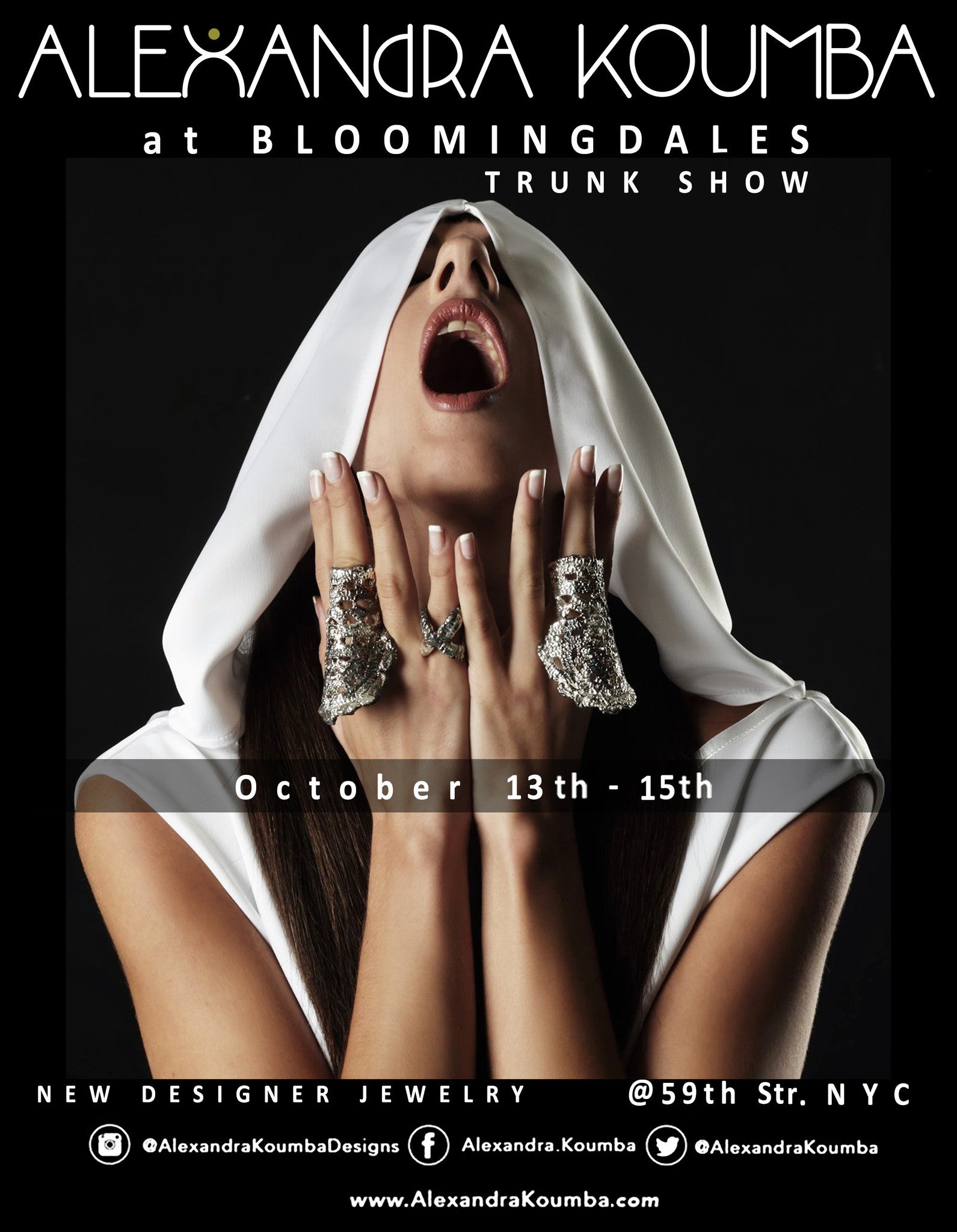 Alexandra Koumba at Bloomingdales Trunk Show October 13th -15th