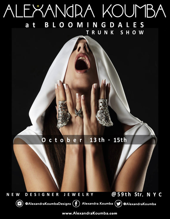 Alexandra Koumba at Bloomingdales Trunk Show October 13th -15th