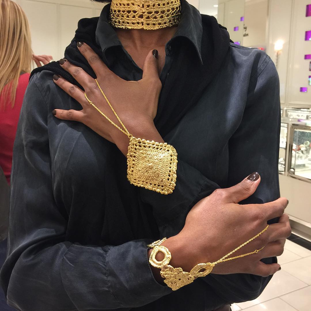 Merlin Handpiece in Lace Crochet