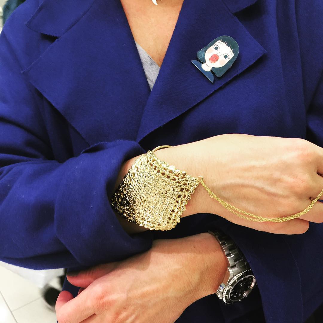 Merlin Handpiece in Lace Crochet