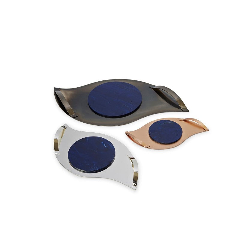 Eye Cut Tray plated and polished with a Stone