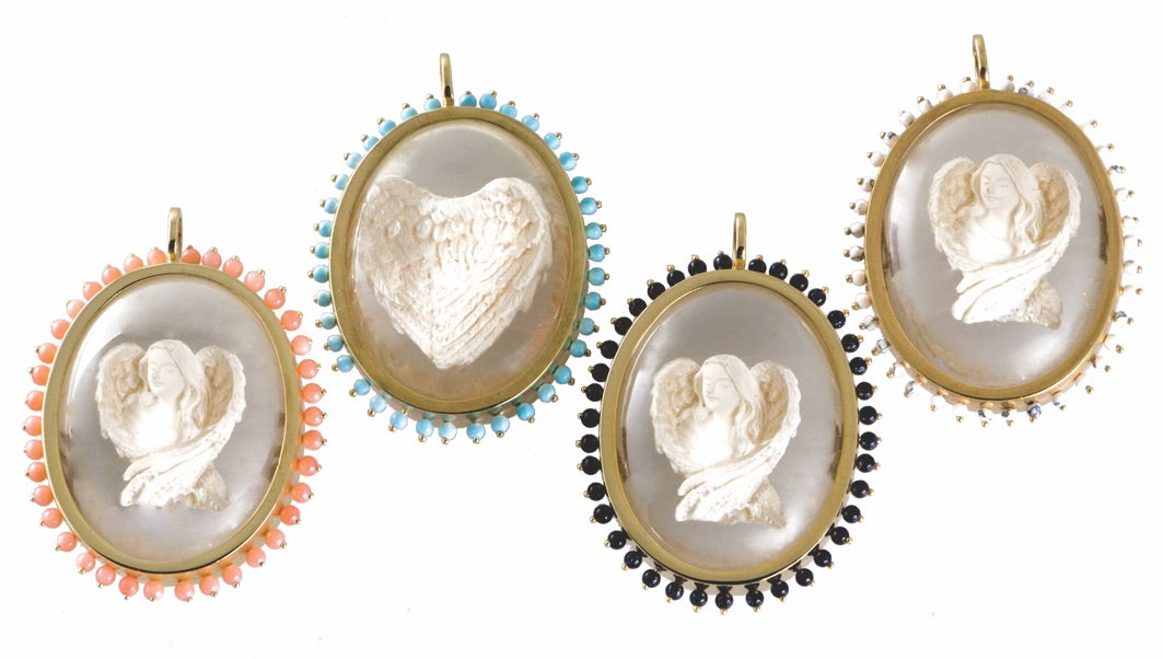 Angel Heart with stones