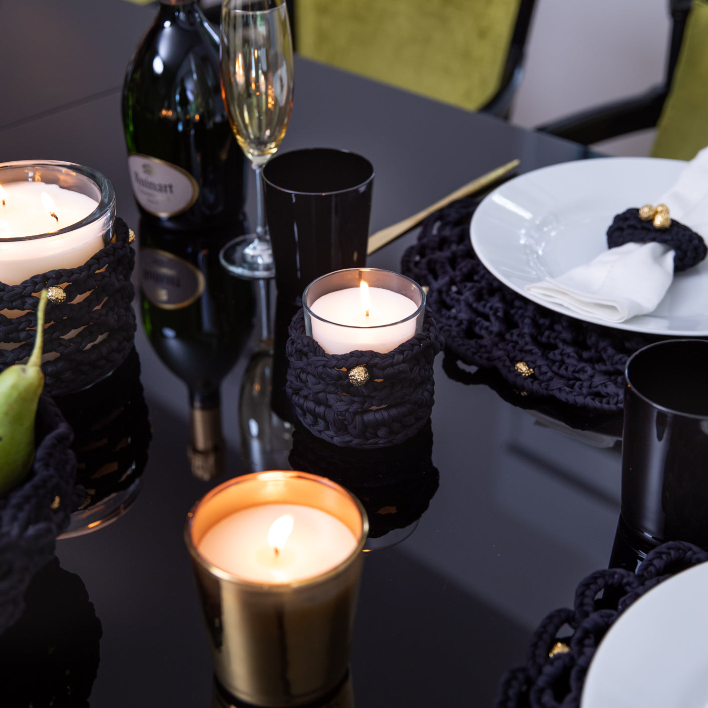 Netball flower placemat set of 4 designed by alexandra koumba