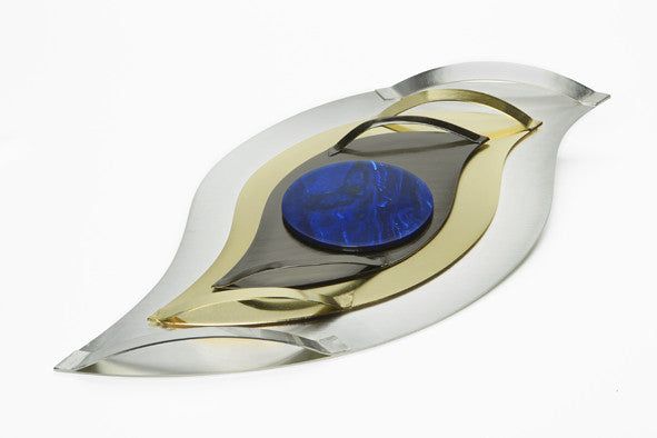 Eye Cut Tray in Gold plated - Alexandra Koumba Designs