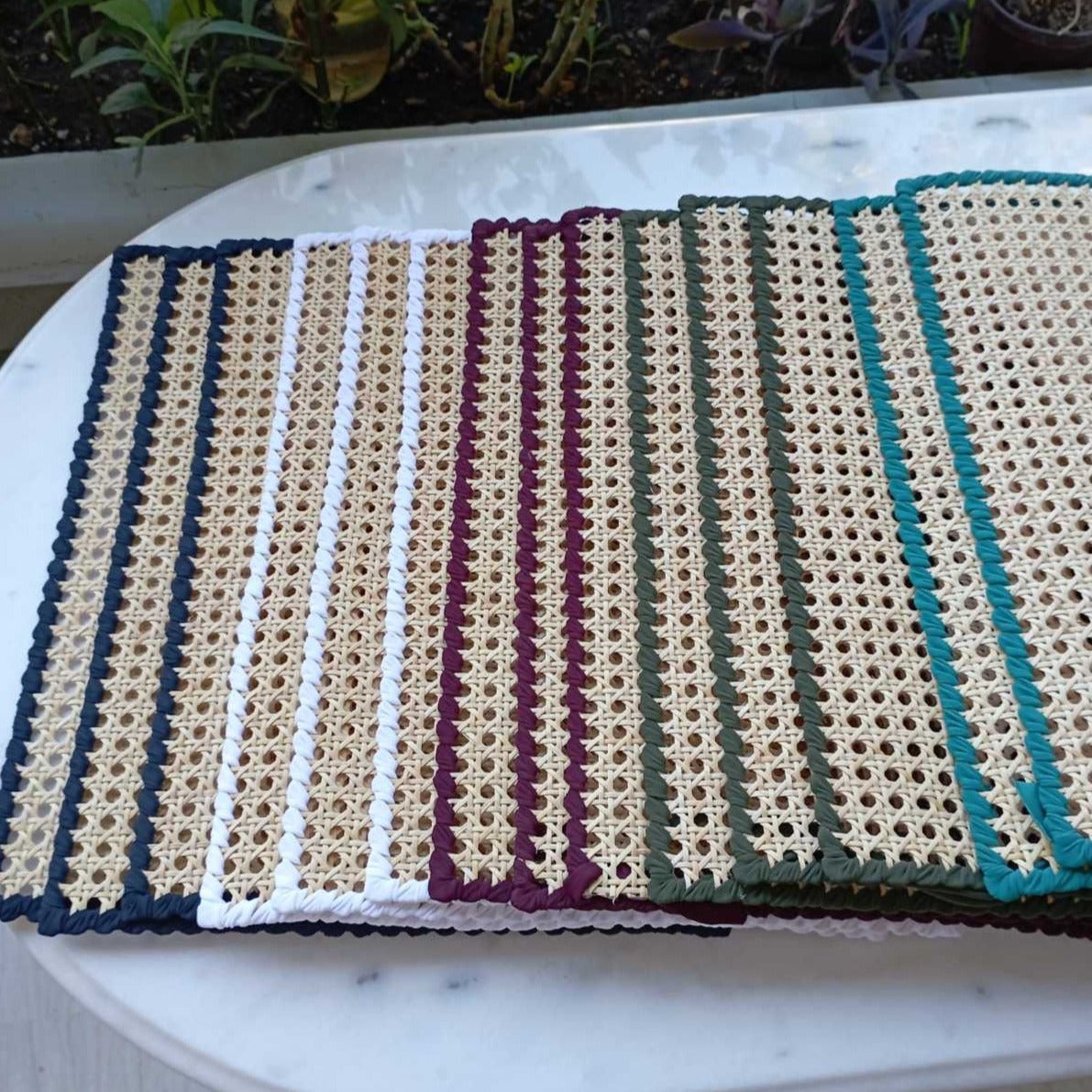 wicker placemat set of 4 designed by alexandra koumba