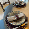 Flower placemats Fall colors - set of 4