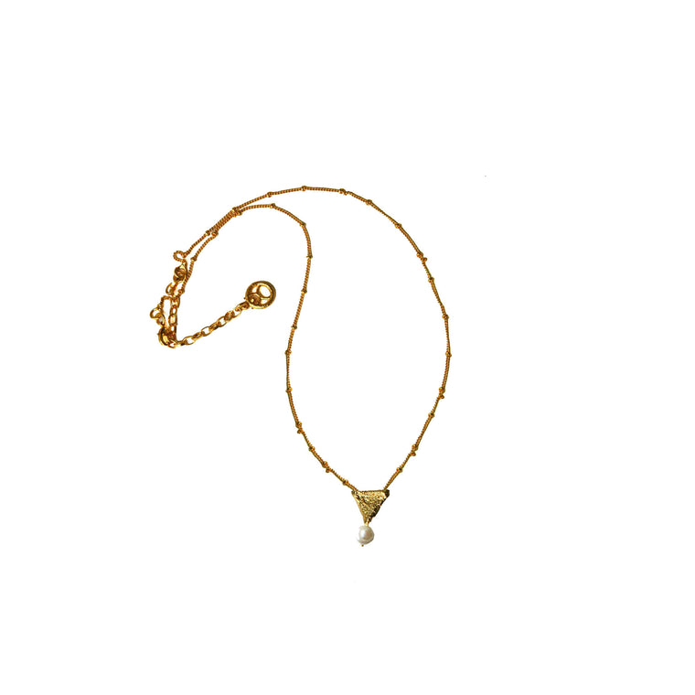 Tri SM Pearl Necklace - Alexandra Koumba Designs
