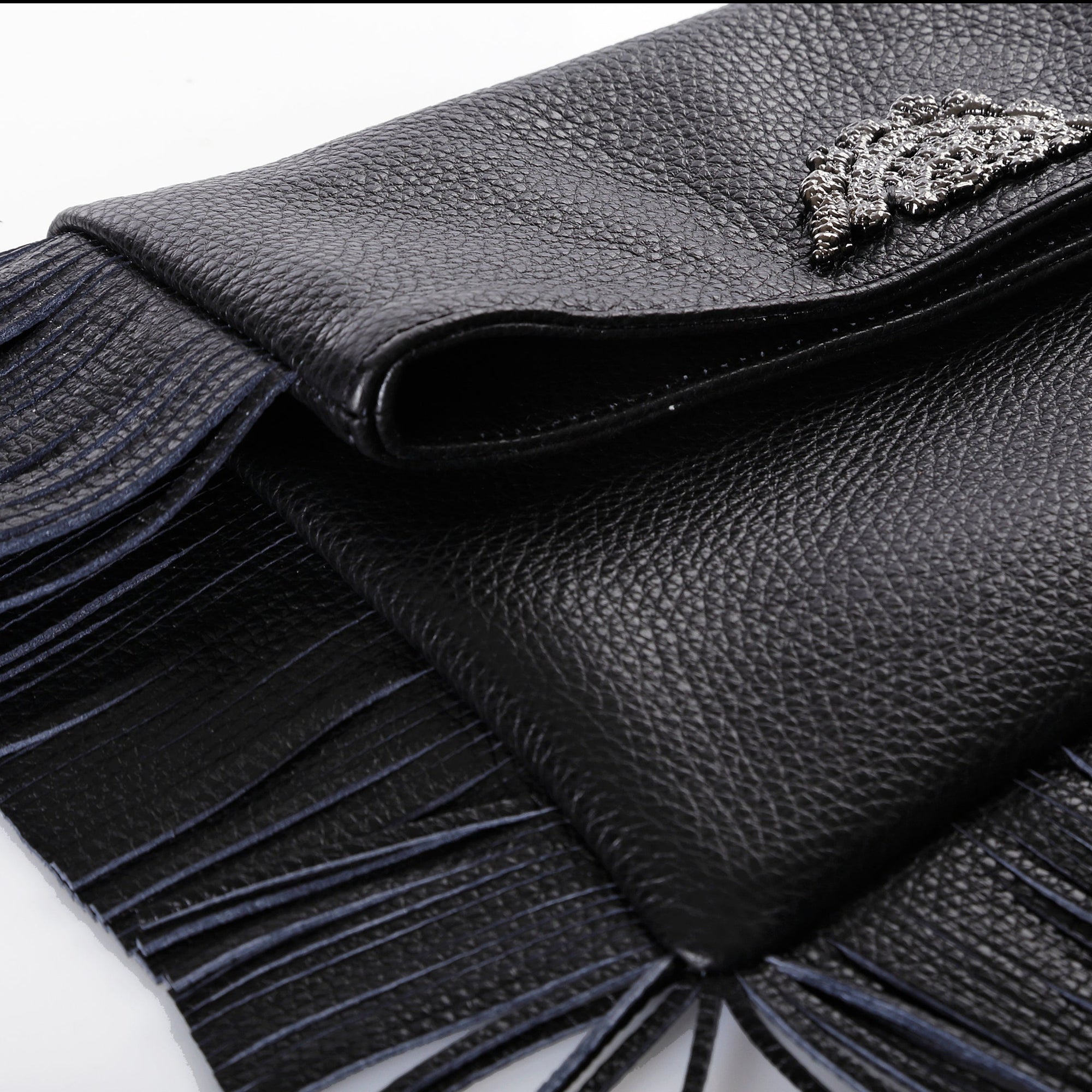 Fringe Randal Clutch - Alexandra Koumba Designs