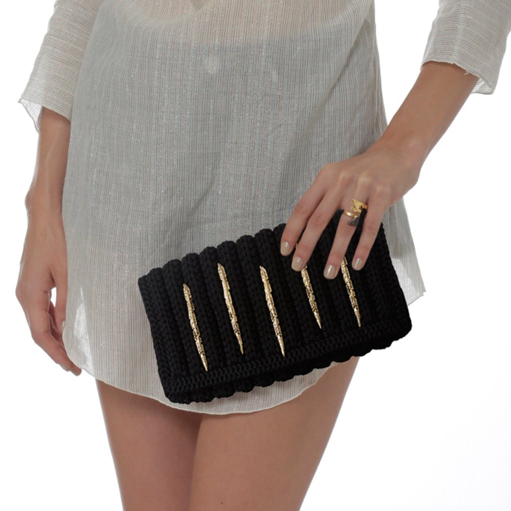 Feather Clutch - Alexandra Koumba Designs
