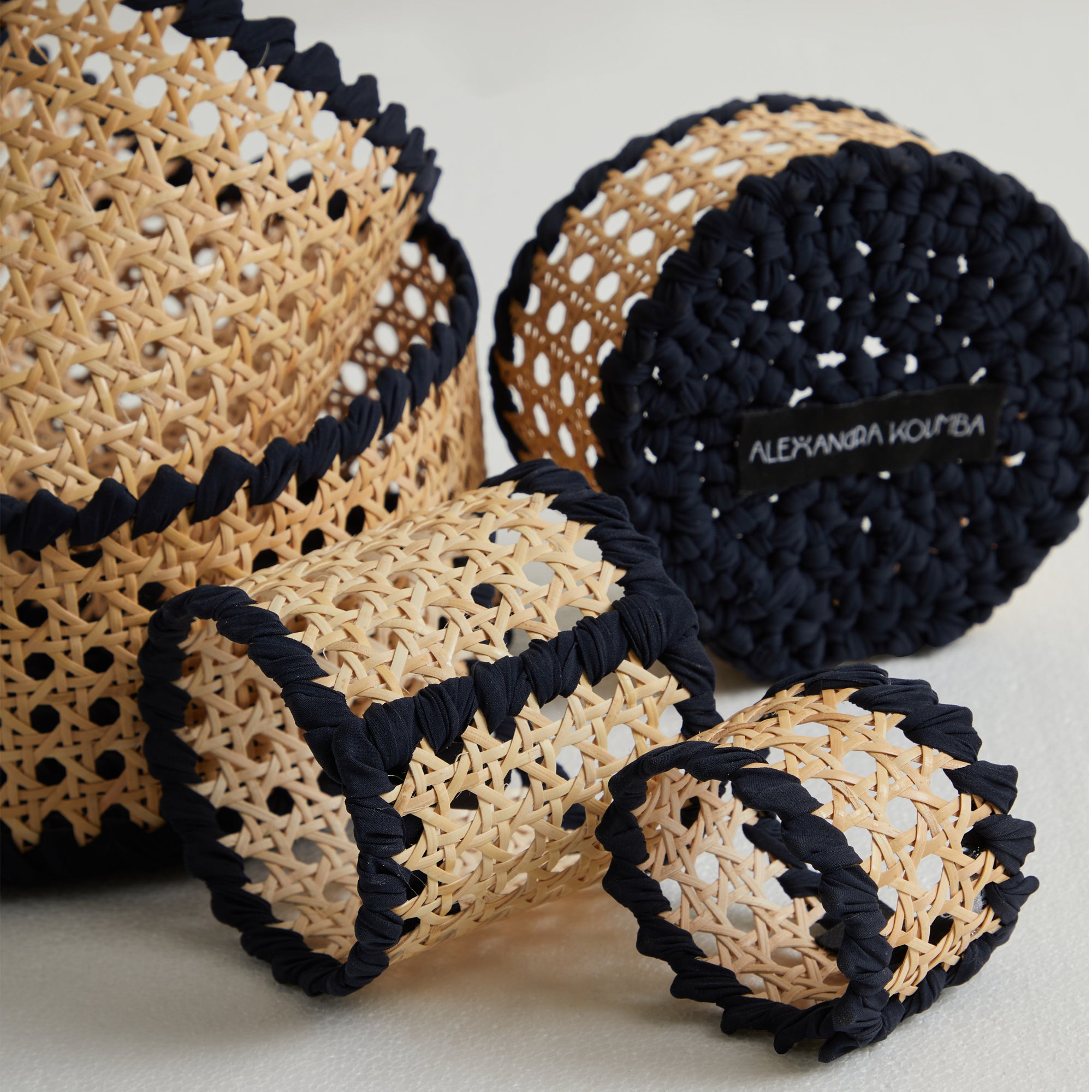 Wicker Baskets designed by alexandra koumba