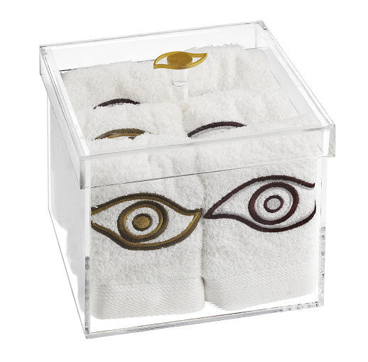 Eye Towels plexi box - Alexandra Koumba Designs