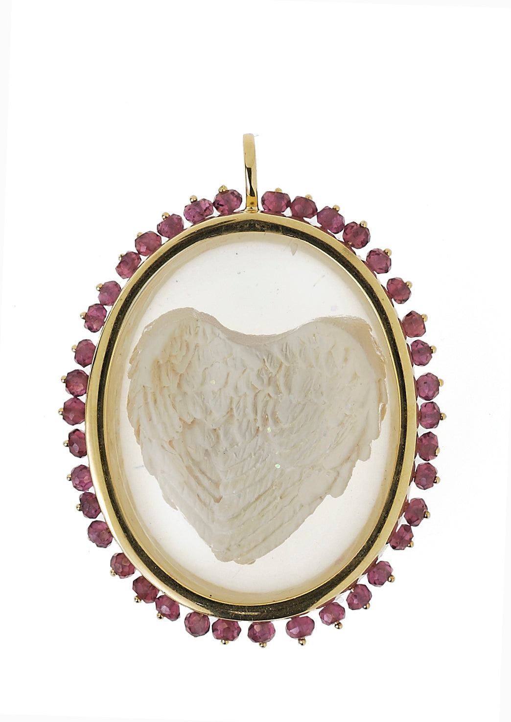 Angel Heart with stones