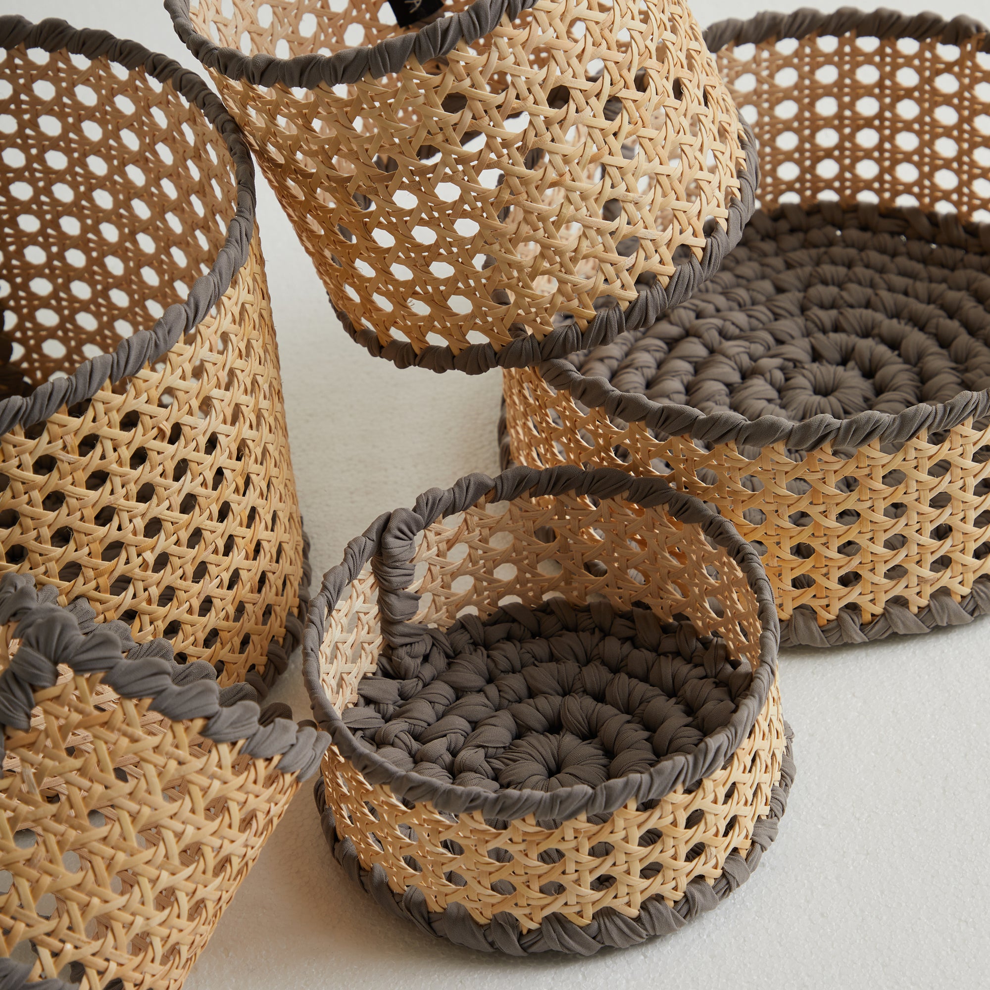 Wicker Baskets designed by alexandra koumba