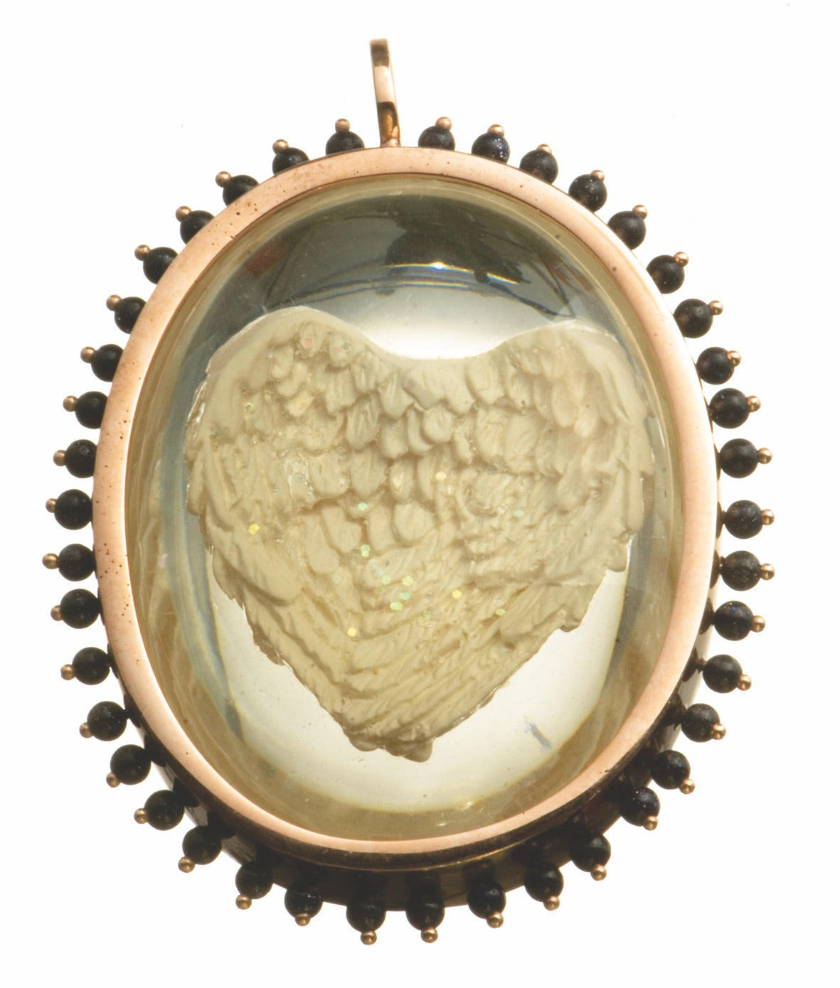 Angel Heart with stones