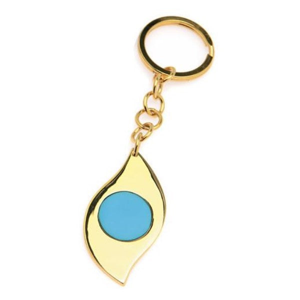 Eye Keyring with Semi Precious Stones