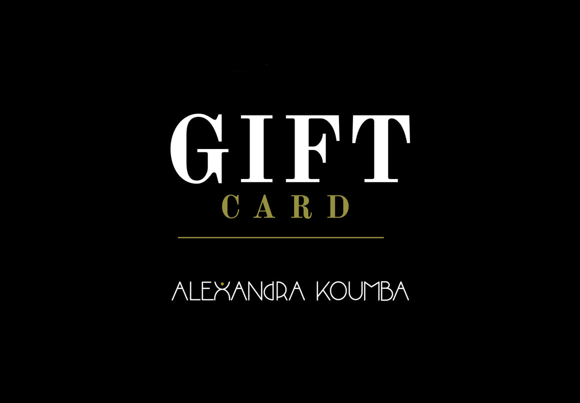 GIFT CARD 50€ - Alexandra Koumba Designs