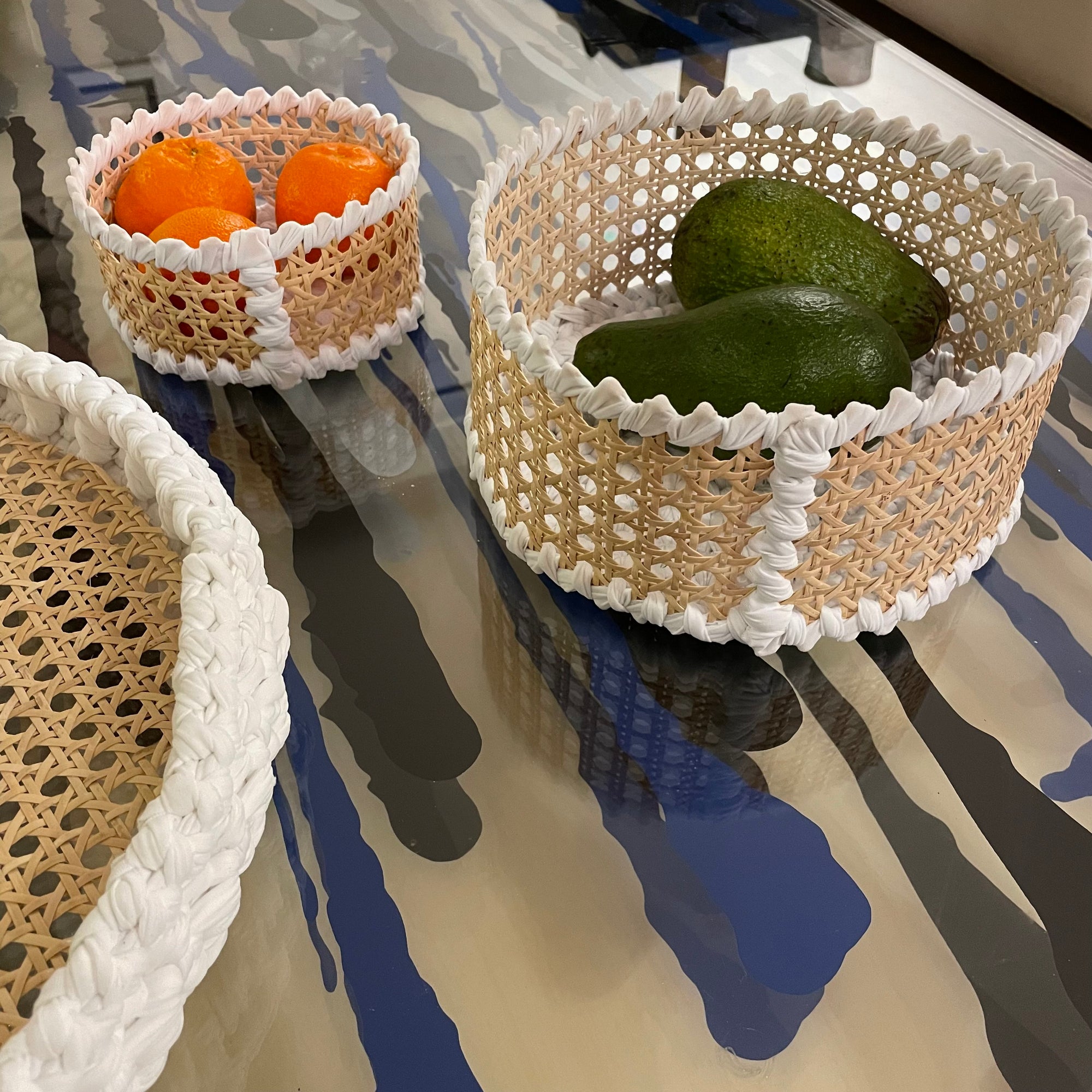 Wicker Baskets designed by alexandra koumba