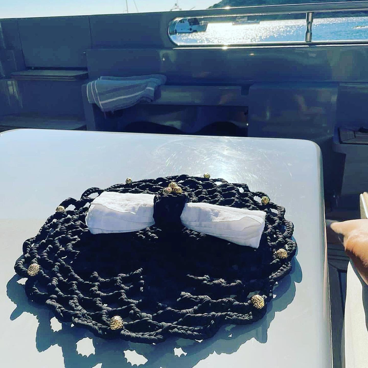 Netball flower placemat set of 4 designed by alexandra koumba