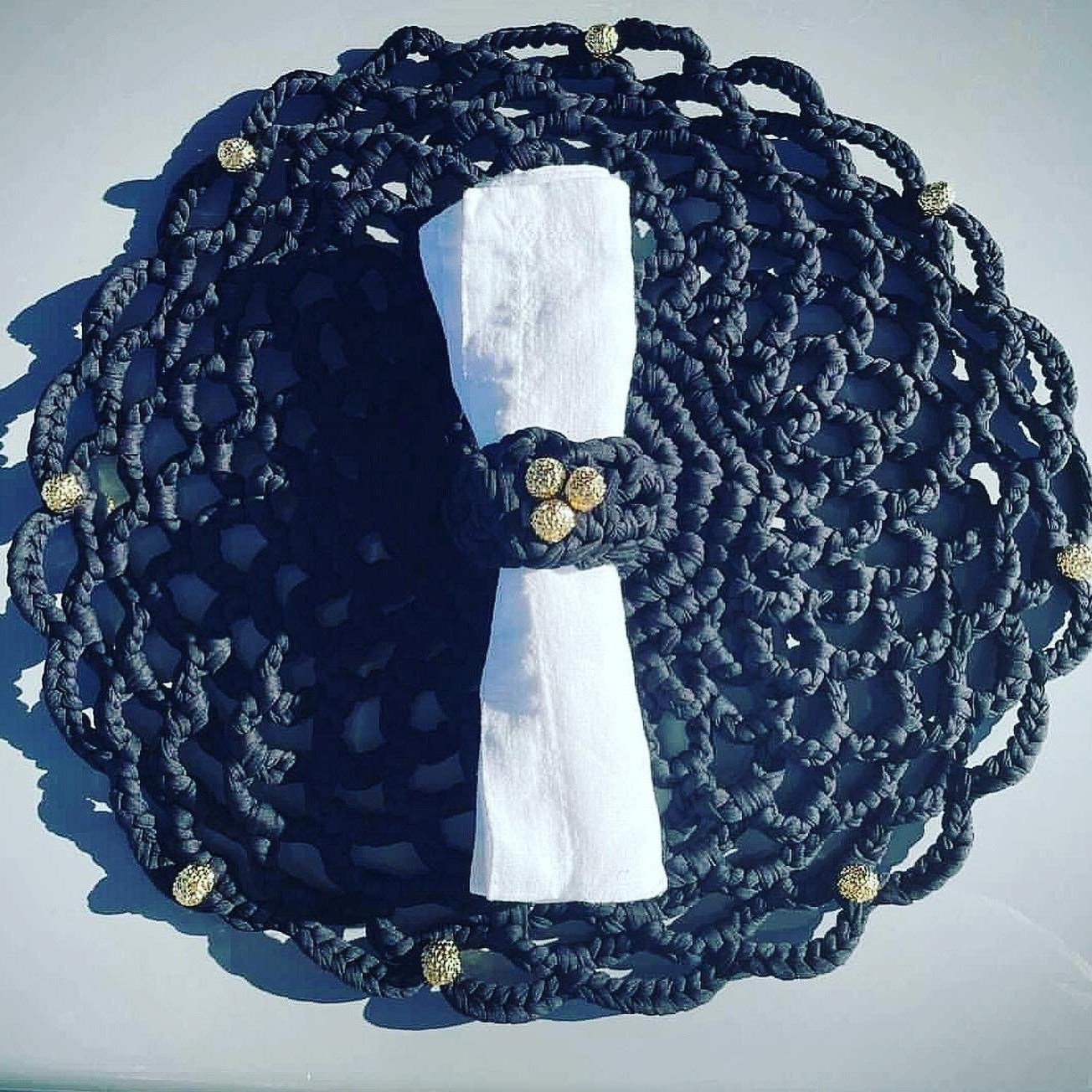 Netball flower placemat set of 4 designed by alexandra koumba