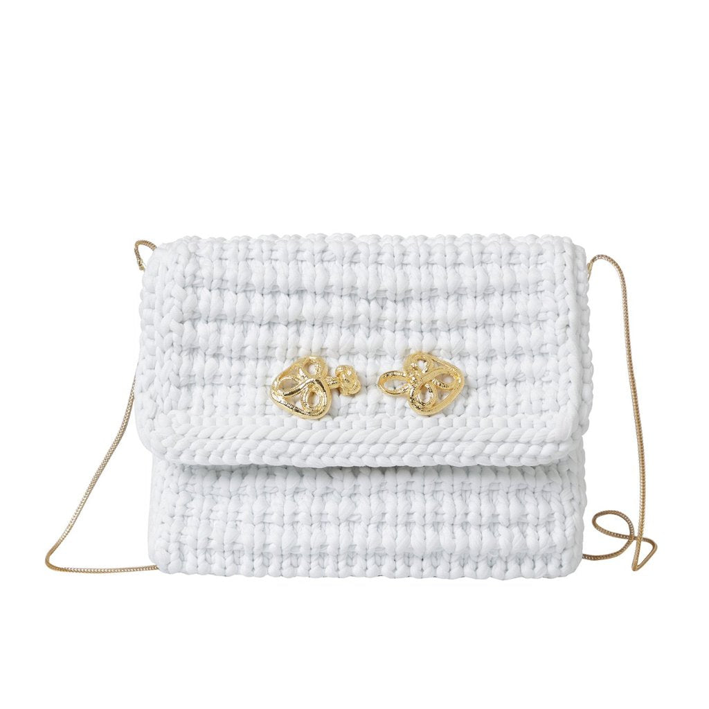 Knot Pouch with knots - "Taghari" - Alexandra Koumba Designs