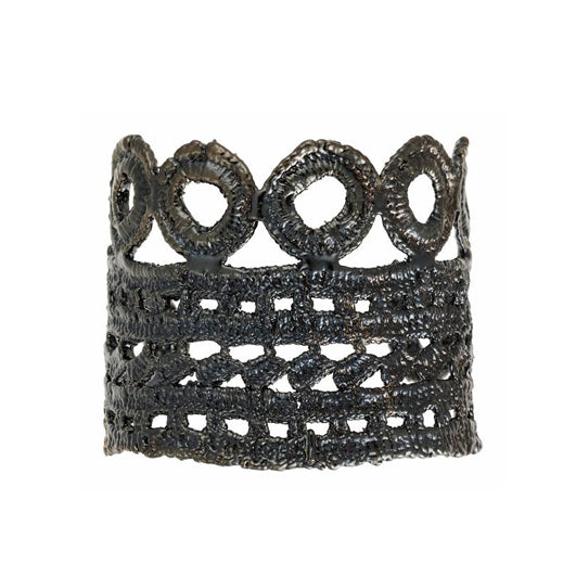 Titania Cuff in Lace Crochet - Alexandra Koumba Designs