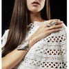 Merlin Handpiece in Lace Crochet - Alexandra Koumba Designs