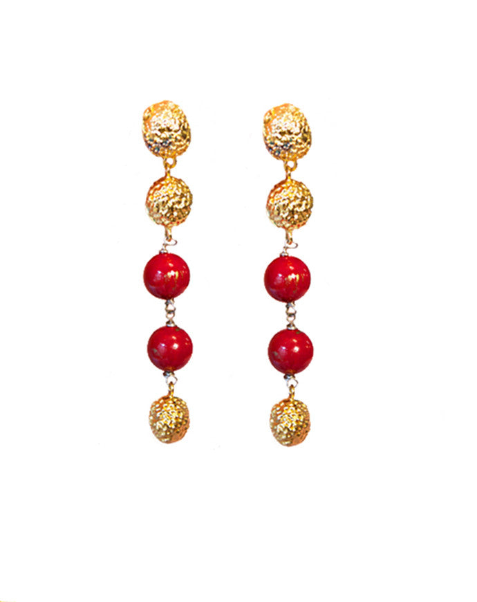 Seed Drop Earrings - Alexandra Koumba Designs