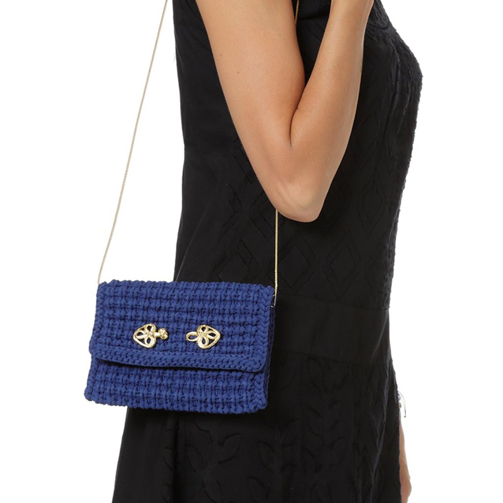 Knot Pouch with knots - "Taghari" - Alexandra Koumba Designs