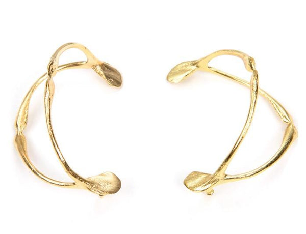 Wishbone Hoop earrings - Alexandra Koumba Designs